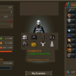 Level 3 Skiller | Skeleton Costume | Jack Lantern | 227 Total Level | 15 Year Veteran 0